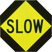 Double-Sided "Stop/Slow" Traffic Control Sign Infinity Industrial Services Inc.