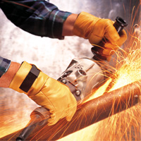 Vibration Protective Air Glove&reg;, Size X-Small, Grain Leather Palm Infinity Industrial Services Inc.