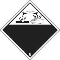 Corrosive Materials TDG Placard, Plastic Infinity Industrial Services Inc.