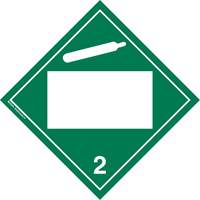 Non-Toxic Gas TDG Placard, Plastic Infinity Industrial Services Inc.