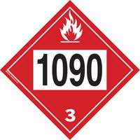 1090 Acetone Flammable Liquid TDG Placard, Plastic Infinity Industrial Services Inc.