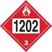 1202 Fuel Oil Flammable Liquid TDG Placard, Plastic Infinity Industrial Services Inc.
