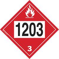 1203 Gasohol & Gasoline Flammable Liquid TDG Placard, Plastic Infinity Industrial Services Inc.
