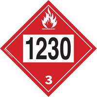 1230 Methanol TDG Placard, Plastic Infinity Industrial Services Inc.
