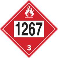 1267 Petroleum Crude Oil Flammable Liquid TDG Placard, Adhesive Vinyl Infinity Industrial Services Inc.