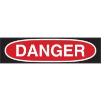 "Danger" Sign, 7" x 10", Polystyrene, English Infinity Industrial Services Inc.