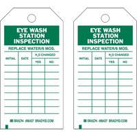 Inspection Record Tags, Polyester, 4" W x 7" H, English Infinity Industrial Services Inc.