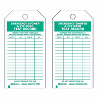 Test Record Tags, Polyester, 4" W x 7" H, English Infinity Industrial Services Inc.
