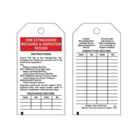 Inspection Record Tags, Polyester, 3" W x 5-3/4" H, English Infinity Industrial Services Inc.