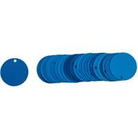 Blank Round Valve Tags, Aluminum, 2" dia Infinity Industrial Services Inc.