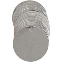 Blank Write-On Valve Tags, Stainless Steel, 2" dia Infinity Industrial Services Inc.