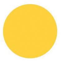 &eacute;tiquettes rondes inscriptibles, Cercle, 1,5" lo x 1,5" la, Jaune Infinity Industrial Services Inc.