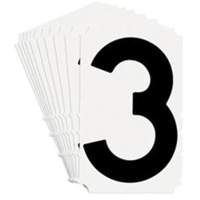 &eacute;tiquettes de lettres et chiffres gothiques individuels Quick-Align, 3, 4" h, Noir Infinity Industrial Services Inc.