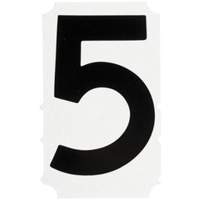 &eacute;tiquettes de lettres et chiffres gothiques individuels Quick-Align, 5, 4" h, Noir Infinity Industrial Services Inc.