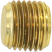 Pipe Plug (Counter Sunk Hex Head), 1/4" Dia., Brass Infinity Industrial Services Inc.