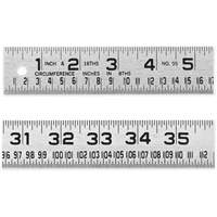 Tinner's Circumference Rule, 4' L, Steel, 1/16" Graduations Infinity Industrial Services Inc.
