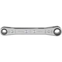 Double Box Ratcheting Wrench, 12 Point, 1/4" x 5/16", Polished Finish Infinity Industrial Services Inc.