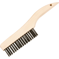 Shoe Handle Scratch Brushes, Brass, 4 x 16 Wire Rows, 10" Long Infinity Industrial Services Inc.