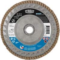 Long Life C-Trim Flap Disc, 4-1/2" x 5/8"-11, Type 27, 40 Grit, Zirconia Alumina Infinity Industrial Services Inc.