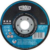 Rondeller Depressed Centre Grinding Wheel, 4-1/2", 36 Grit, 7/8", 13300 RPM, Type 29 Infinity Industrial Services Inc.