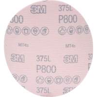 Hookit 375L Film Disc, 6" Dia., P800 Grit, Aluminum Oxide Infinity Industrial Services Inc.