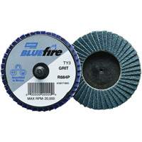 BlueFire&reg; R884P Mini Flap Disc, 2" x Type 27, 40 Grit, Zirconia Alumina Infinity Industrial Services Inc.