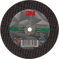 Silver Cut-Off Wheel, 4" x 0.04", 1/4"-28 Arbor, Type 1, Ceramic, 19100 RPM Infinity Industrial Services Inc.