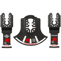 3-Piece Universal Fit Bi-Metal Oscillating Blade Set Infinity Industrial Services Inc.