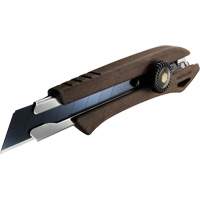 Ratchet Lock Knife, 18 mm, Wood Handle Infinity Industrial Services Inc.