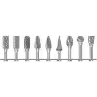 1855 Double Cut Carbide Burr Set, 9 Pieces Infinity Industrial Services Inc.