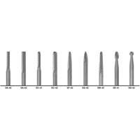1855 Double Cut Carbide Burr Set, 9 Pieces Infinity Industrial Services Inc.