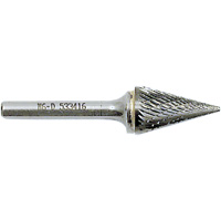 M4-D JET-KUT&reg; Cone Shape Burr, 3/8" Dia., 1/4" Shank, 5/8" Depth of Cut Infinity Industrial Services Inc.