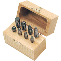 CBK-8 Carbide Bur Set in Wooden Box, 8 Pieces Infinity Industrial Services Inc.