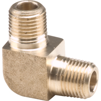 Coudes de tuyau 90° m&acirc;le, 1/4" x 1/8" dia., Laiton Infinity Industrial Services Inc.