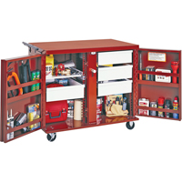 Rolling Work Bench, 43-7/8" W x 38-1/2" H x 26-7/8" D, 21.7 Cubic Feet Capacity Infinity Industrial Services Inc.