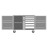 Rolling Work Bench, 49-7/8" W x 40-5/8" H x 26-7/8" D, 24.6 Cubic Feet Capacity Infinity Industrial Services Inc.