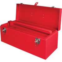 ATB100 Portable Tool Box with Metal Tool Tray, 8-3/4" D x 21" W x 9" H, Red Infinity Industrial Services Inc.