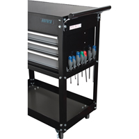 Utility Cart, 4 Drawers, 18" L x 33" W x 39" H, Black Infinity Industrial Services Inc.