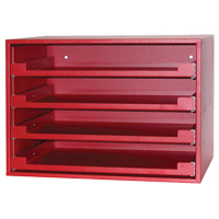Compartment Rack, 15" D x 21" W x 15" H, Red Infinity Industrial Services Inc.