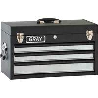 Tool Box - 3 Drawers, 10" D x 20-1/2" W x 12" H, Black Infinity Industrial Services Inc.