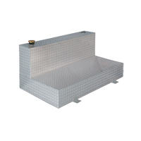 R&eacute;servoir de transfert pour carburant en aluminium, Aluminium, Capacit&eacute; 100 gal., Argent Infinity Industrial Services Inc.