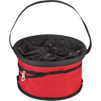 Parachute Organizer Bag, 11-4/5" L x 11-4/5" W x 11" H, Nylon, Black/Red Infinity Industrial Services Inc.