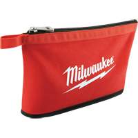 Coloured Zippered Pouches - Set of 3, Canvas, 3 Pockets, Black/Red Infinity Industrial Services Inc.