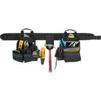 Ceinture &agrave; outils pour &eacute;lectricien, Polyester, Noir Infinity Industrial Services Inc.
