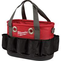 Utility Oval Bag, Ballistic Nylon, 24 Pockets, Black/Red Infinity Industrial Services Inc.
