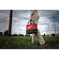 Aerial Utility Oval Bag, Ballistic Nylon, 14 Pockets, Black/Red Infinity Industrial Services Inc.