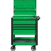 EX Deluxe Series Tool Cart, 4 Drawers, 22-7/8" L x 33" W x 44-1/4" H, Green Infinity Industrial Services Inc.