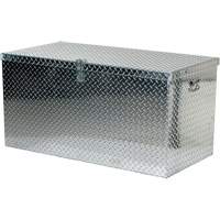 Aluminum Treadplate Portable Tool Box, 25-1/16" D x 49-1/4" W x 24" H, Silver Infinity Industrial Services Inc.