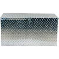 Aluminum Treadplate Portable Tool Box, 25-1/16" D x 49-1/4" W x 24" H, Silver Infinity Industrial Services Inc.