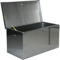 Aluminum Treadplate Portable Tool Box, 25-1/16" D x 49-1/4" W x 24" H, Silver Infinity Industrial Services Inc.
